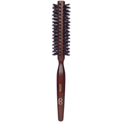 Round brushing brush Solid Beech 35mm pure wild boar