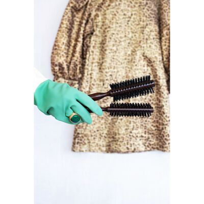 Brosse brushing ronde Hêtre Massif 35mm pur sanglier