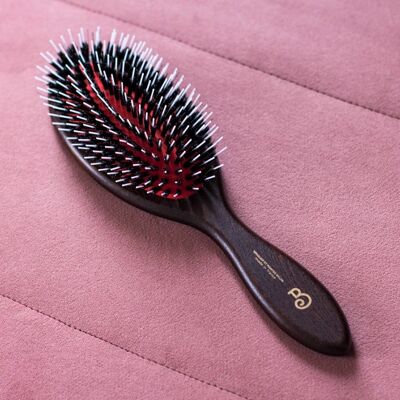 Brosse pneumatique chardon grand modèle hêtre massif - pur sanglier