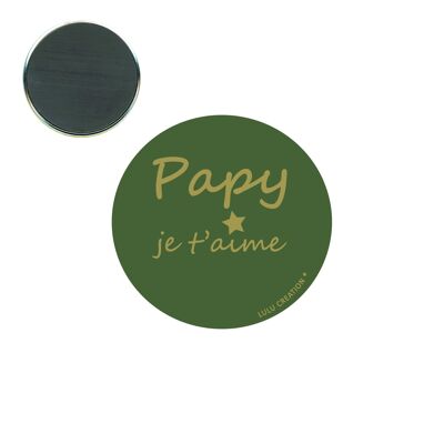Magnet Papy je t'aime