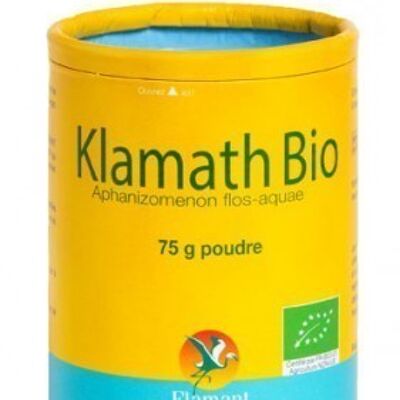 Klamath boite de 75g de paillettes Flamant Vert BIO