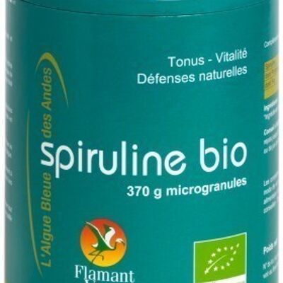 Spiruline des Andes 370g micro-granules Flamant Vert BIO