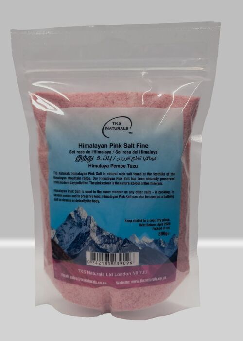 Himalayan Pink Salt Fine 800g (18)