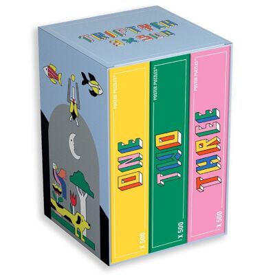 Triptychon 3x500 Teile Puzzles für Erwachsene (Special Edition Box Set)