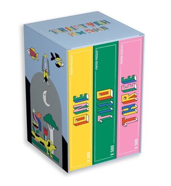 Puzzles Triptyque 3x500 pièces pour adultes (coffret édition spéciale) 1