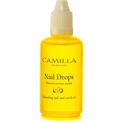 Camilla of Sweden Nail Drops Huile pour Ongles 50ml -Recharge- Noix de Coco