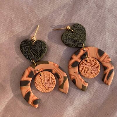 Abstract Polymer Clay Earrings x