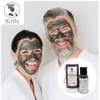 Ultrafeines Reinigungspulver und 2-in-1-Gesichtsmaske Takesumi-Azuki