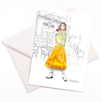 I Love This Apple Tart - Card with Color Core and Envelope | 119