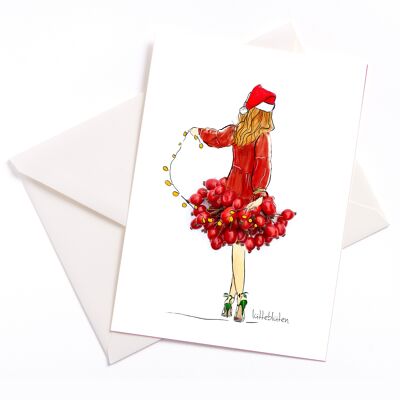 It's Christmas - card with color core and envelope | 212