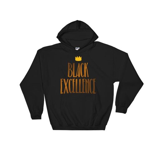 Sweatshirt capuche "Black Excellence"