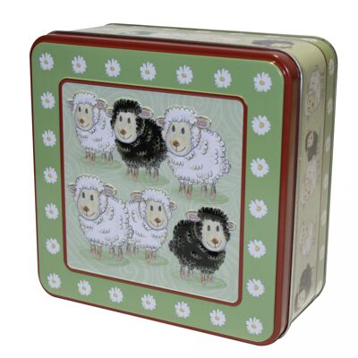 Sheep Biscuit Tin