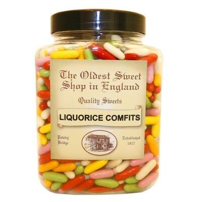 Liquorice Comfits Jar