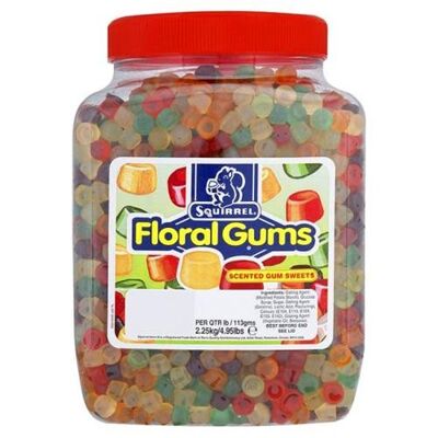 Floral Gum Jar