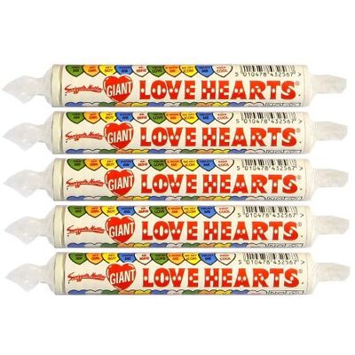 Giant Love Hearts - 5 Packets