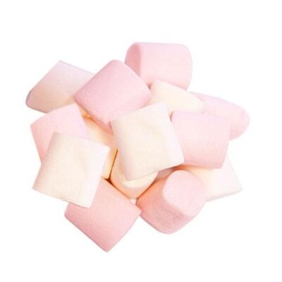 Pink & White Marshmallows - Half a Pound (227g)