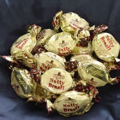 Nutty Brazil Toffee (Walkers nonsuch toffee) - Full Pound 1lb (454g)