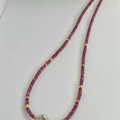 Gemstone Necklace Garnet
