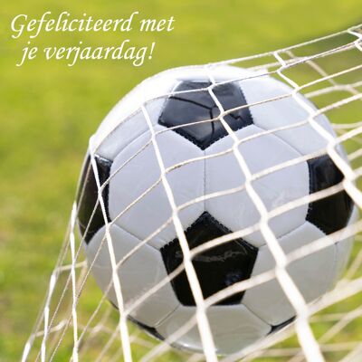 Gefeliciteerd voetbal