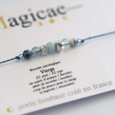 Bracelet astrologique vierge