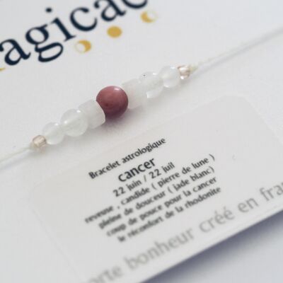 Cancer astrological bracelet