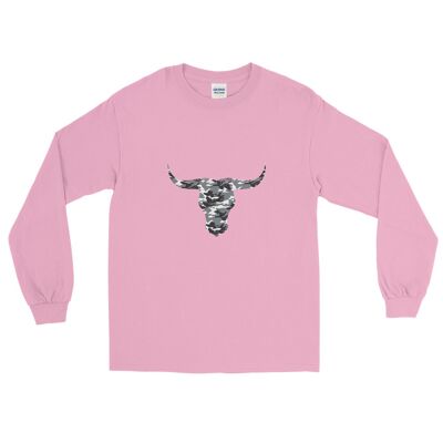 Extra Large Men’s Long Sleeve Shirt - light-pink 2xl