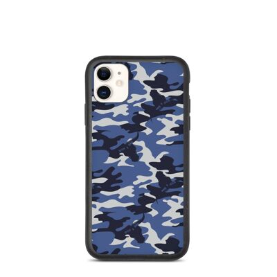 Blue Iphone Case – Camouflage Phone Case -Biodegradable Camo Design iphone-11