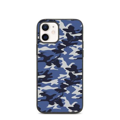 Blue Iphone Case – Camouflage Phone Case -Biodegradable Camo Design iphone-12