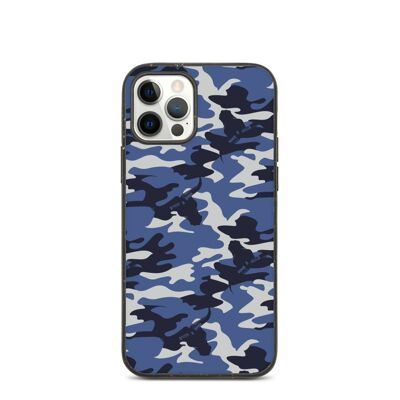 Blue Iphone Case – Camouflage Phone Case -Biodegradable Camo Design iphone-12-pro