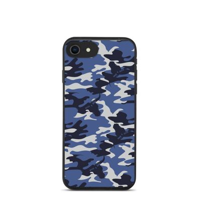 Blue Iphone Case – Camouflage Phone Case -Biodegradable Camo Design iphone-7-8-se