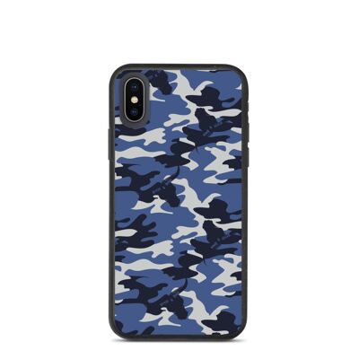 Blue Iphone Case – Camouflage Phone Case -Biodegradable Camo Design iphone-x-xs
