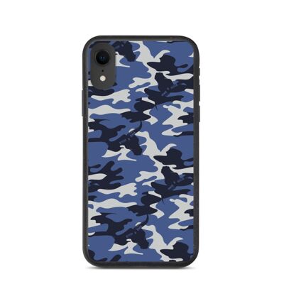 Blue Iphone Case – Camouflage Phone Case -Biodegradable Camo Design iphone-xr