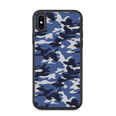 Blue Iphone Case – Camouflage Phone Case -Biodegradable Camo Design iphone-xs-max