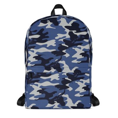 Blue Camouflage Backpack in Camo Design