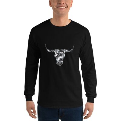 Men’s Long Sleeve Shirt - black extra-large