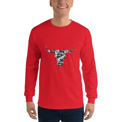 Men’s Long Sleeve Shirt - red extra-large