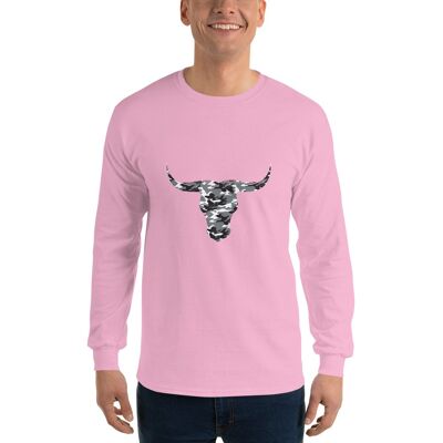 Men’s Long Sleeve Shirt - light-pink 2xl
