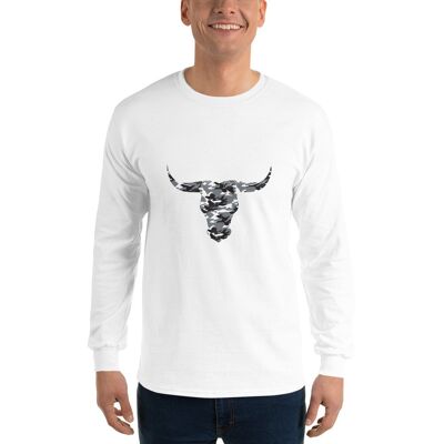 Men’s Long Sleeve Shirt - white 2xl