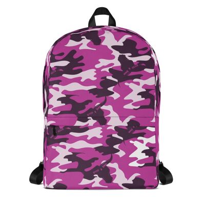 Purple Camouflage Backpack in Camo Design