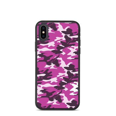 Purple Iphone Case in Purple Camo – Camouflage Phone Case Eco-Friendly iphone-x-xs