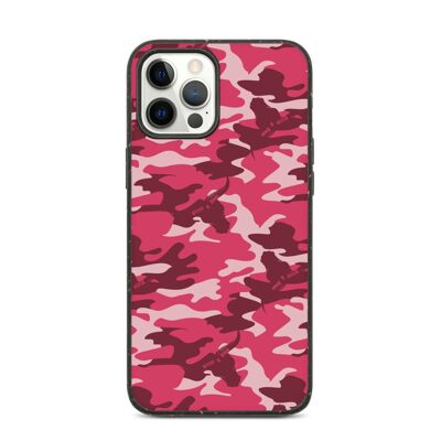Red IPhone Case – Eco Friendly Phone Cases – Camouflage Design Biodegradable iphone-12-pro-max