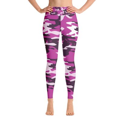 Purple Camo Leggings – Womens Purple Camouflage Leggings