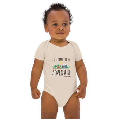 Organic Cotton Babygrow – Eco-friendly baby bodysuit - organic-natural