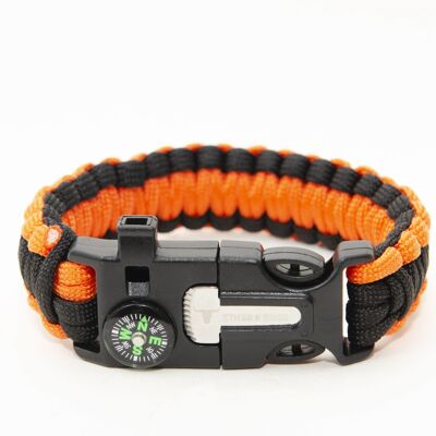 Emergency Paracord Bracelets - Orange