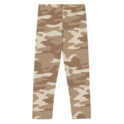 Brown camouflage design Kid’s Leggings