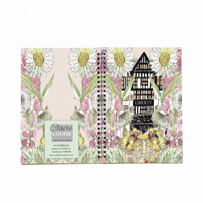 Liberty In Full Bloom A6 Spiral Notebook