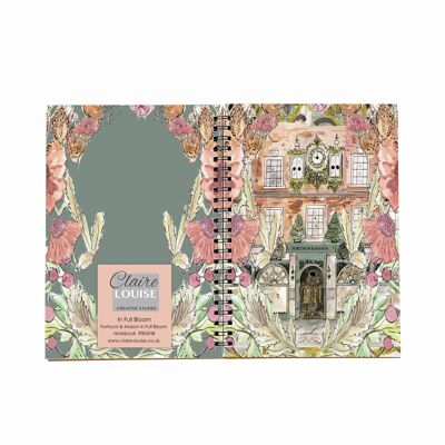 Fortnums In Full Bloom A6 Spiral Bound Notebook