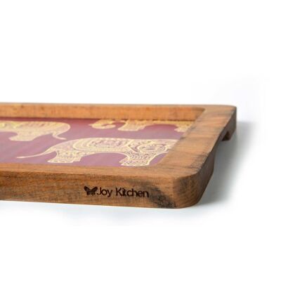 Joy Kitchen wooden tray - Fil Desenli