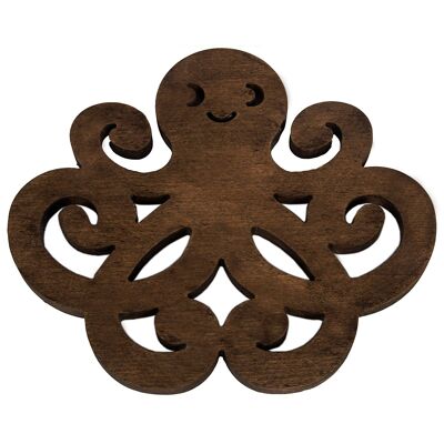 Joy Kitchen houten pannen onderzetter - Octopus