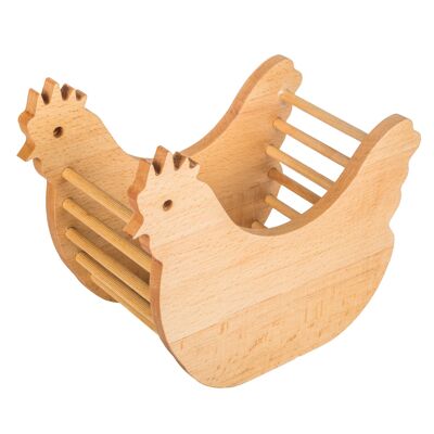 Joy Kitchen wooden egg basket - Chicken